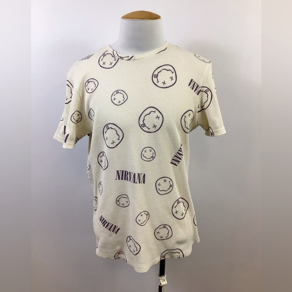 Nirvana Men's Crean Waffle Shirt, Size Xlarge - Picture 1 of 14